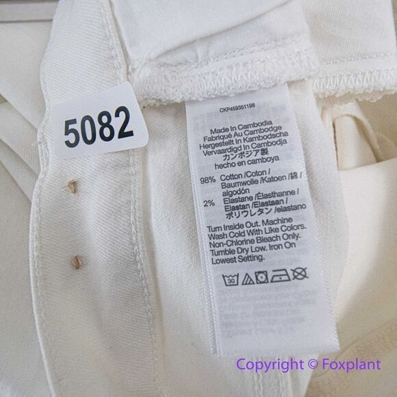 NEW Madewell The High-Rise Perfect Vintage Jean in Tile White, 26 - Picture 12 of 13